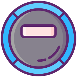 Robot vacuum cleaner icon