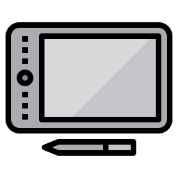 Graphic tablet icon