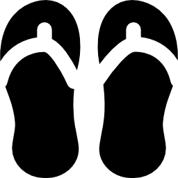 Flip flops icon