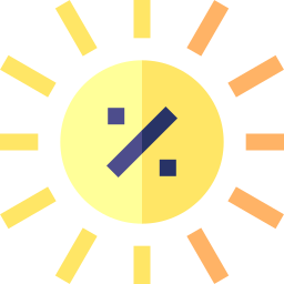 Summer sale icon