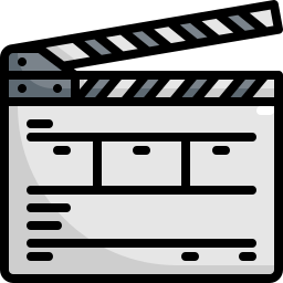 Film slate icon