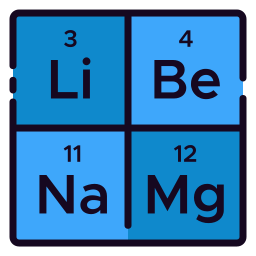 tableau périodique Icône
