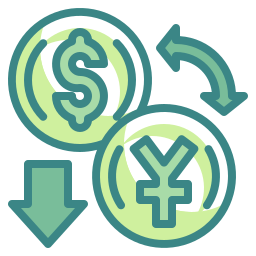 Exchange rate icon