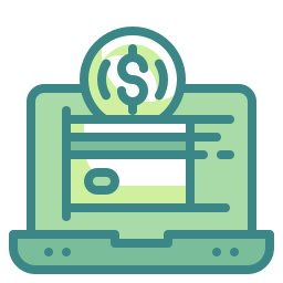 Online payment icon