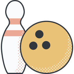 Bowling pins icon