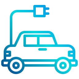 Electric car icon