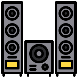 systeme audio Icône