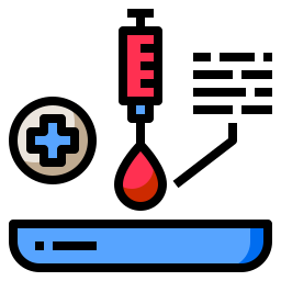 Blood test icon