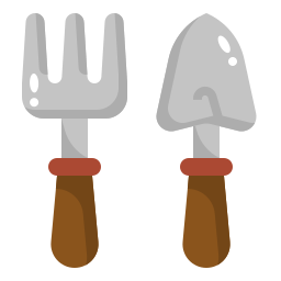 Gardening tools icon