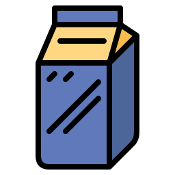 Milk box icon