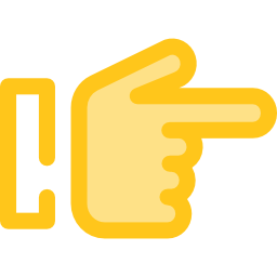 Pointing right icon