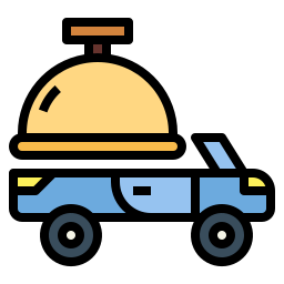 Food delivery icon