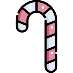 Candy cane icon