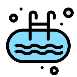 Плавательный бассейн иконка