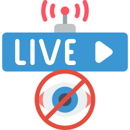 Live streaming icon