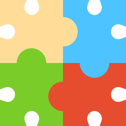 Puzzle pieces icon