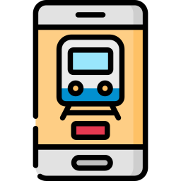 Train ticket icon