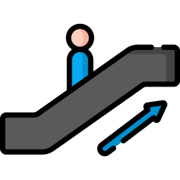 rolltreppe hoch icon