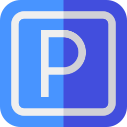 Parking sign icon