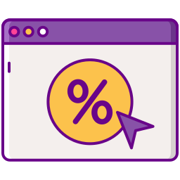 Click through rate icon