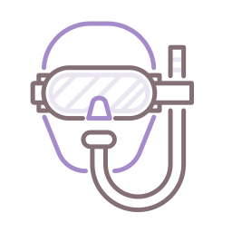 Snorkel gear icon