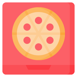 Pizza box icon