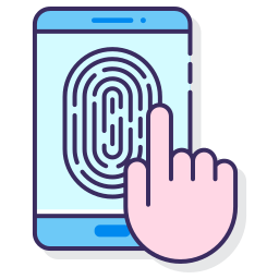 Finger scanner icon