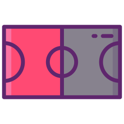 Basketball court icon