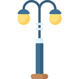 Street lamp icon