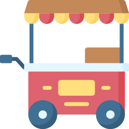 Food cart icon