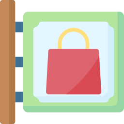 Store sign icon