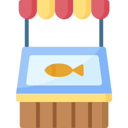 Fish market icon