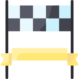 Finish line icon