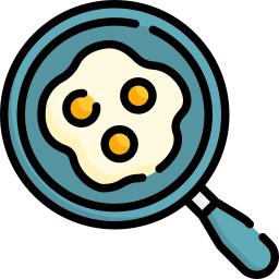 Fried eggs icon