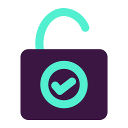 Open padlock icon