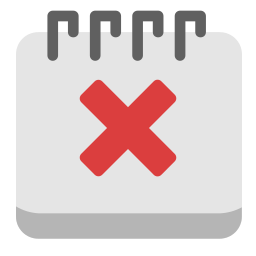 Cancel event icon