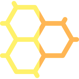 estrutura molecular Ícone