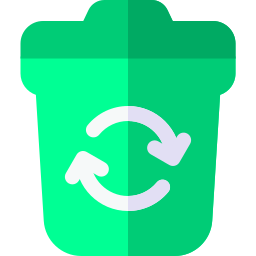 Recycling bin icon