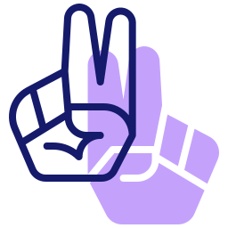 Peace sign icon