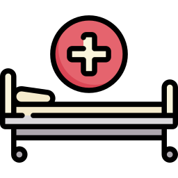 Hospital bed icon