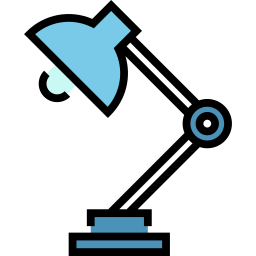 Desk lamp icon