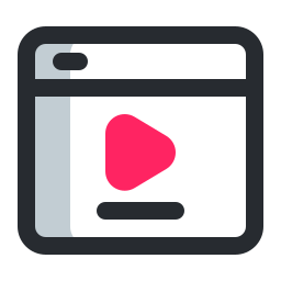 Video advertising icon