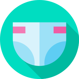 Baby diaper icon