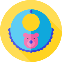 Baby bib icon