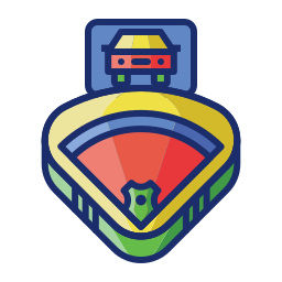 Baseball field icon