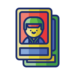 Baseball card icon