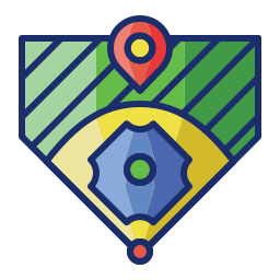 Baseball field icon