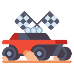 Racing car icon