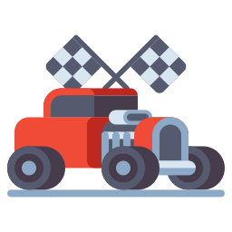 Racing car icon