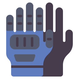 Racing gloves icon